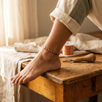 Ember's Shore Copper Anklet