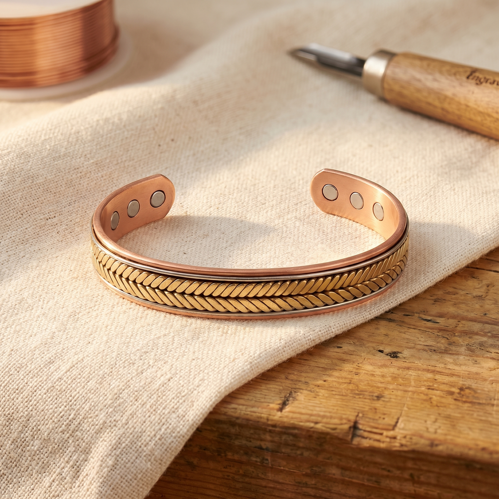 Ember's Harvest Copper Bracelet
