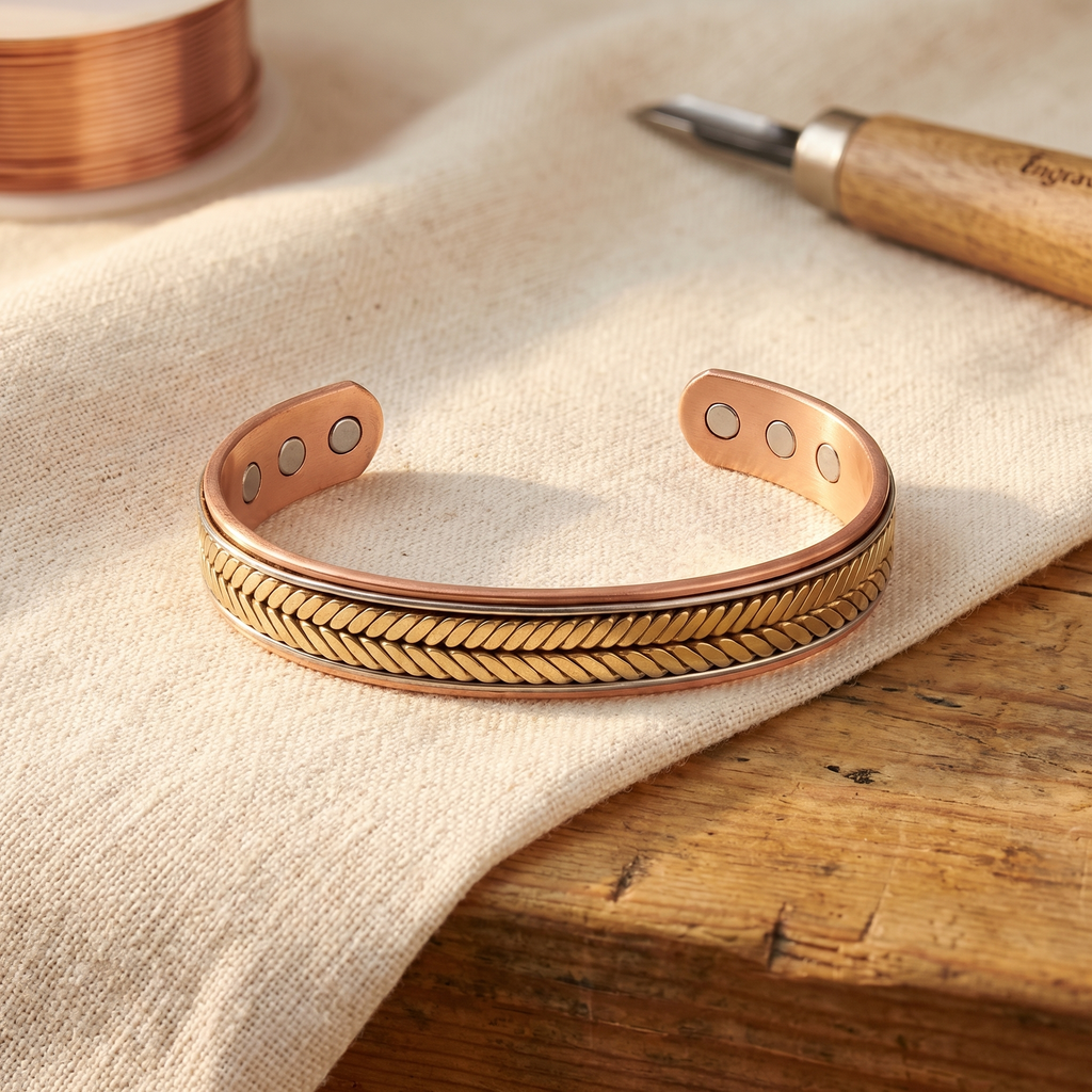 Ember's Harvest Copper Bracelet