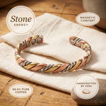Ember's Stone Copper Bracelet