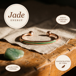 Ember's Jade Copper Bracelet