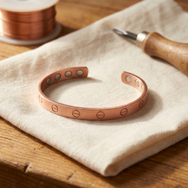 Ember's Bolt Copper Bracelet