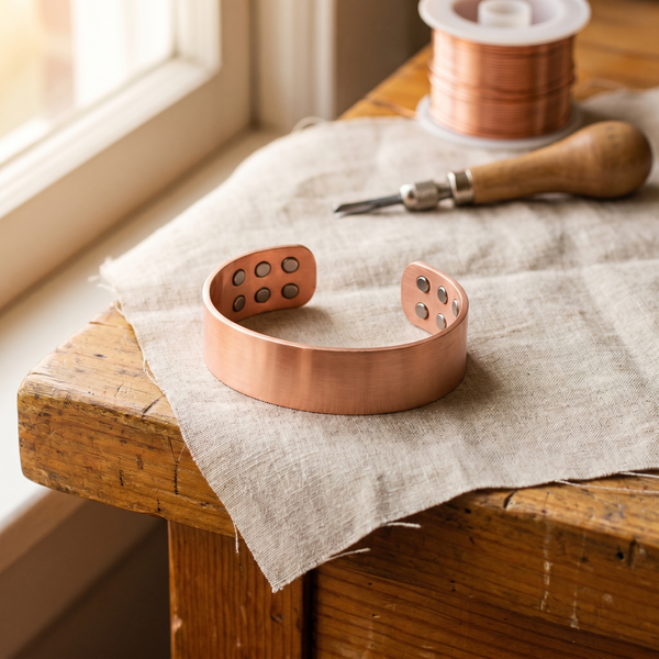 Ember's Anvil Copper Bracelet