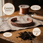 Ember's Loam Copper Bracelet