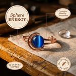 Ember's Sphere Copper Bracelet