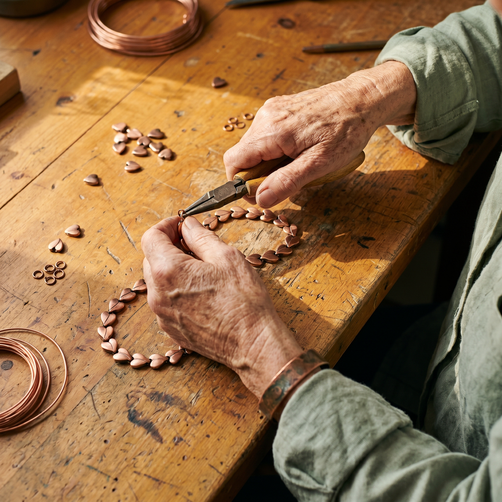 Ember's Briar Copper Necklace