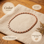 Ember's Cedar Copper Necklace
