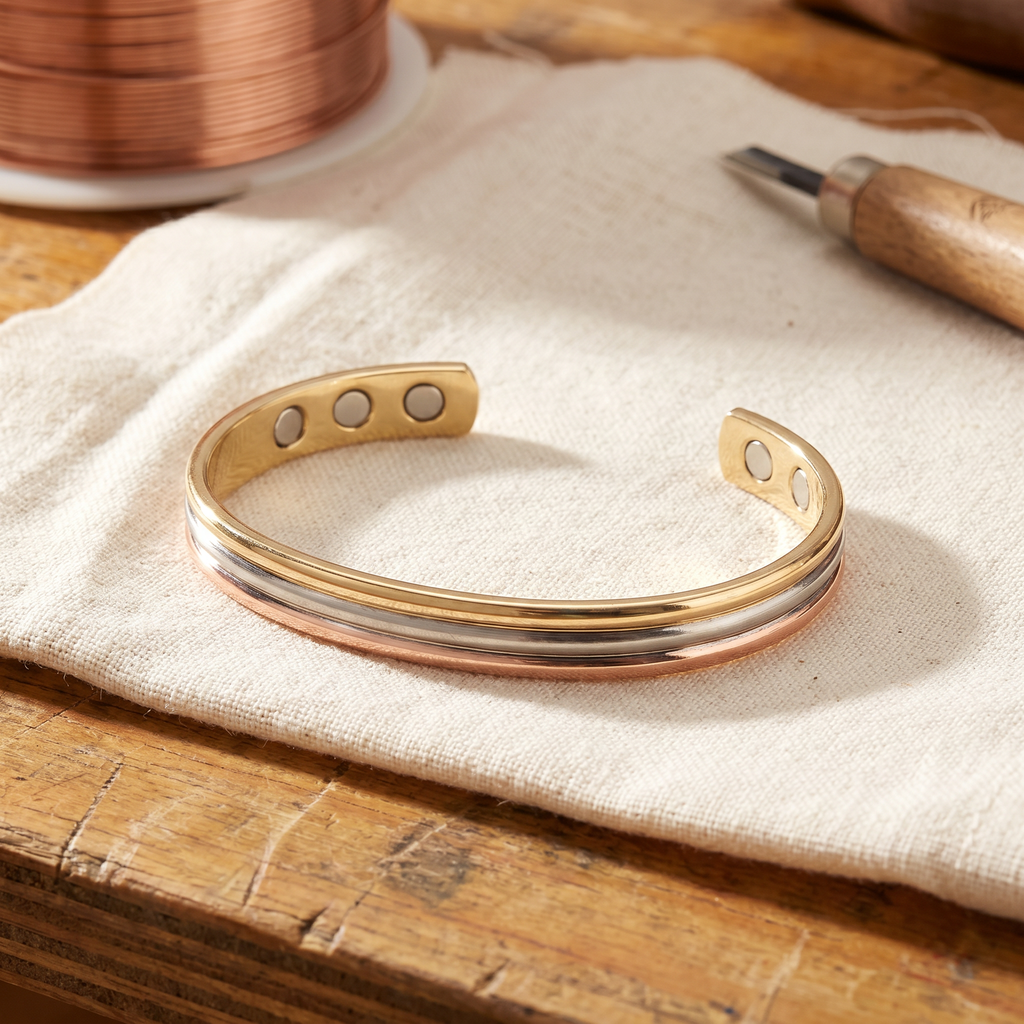 Ember's Fell Copper Bracelet