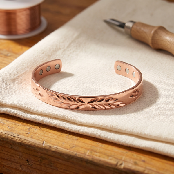 Ember's Lunar Copper Bracelet