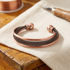 Ember's Cairn Copper Bracelet