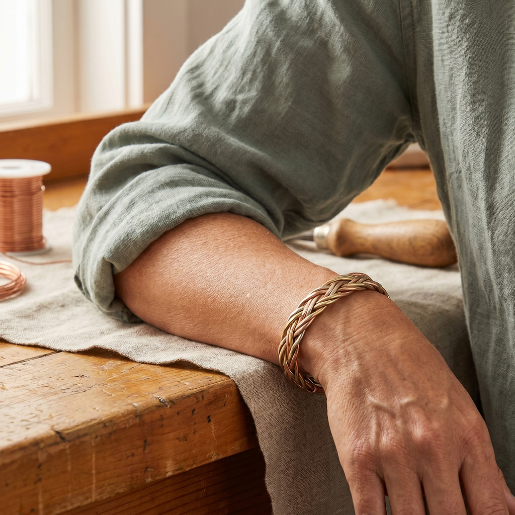 Ember's Mire Copper Bracelet