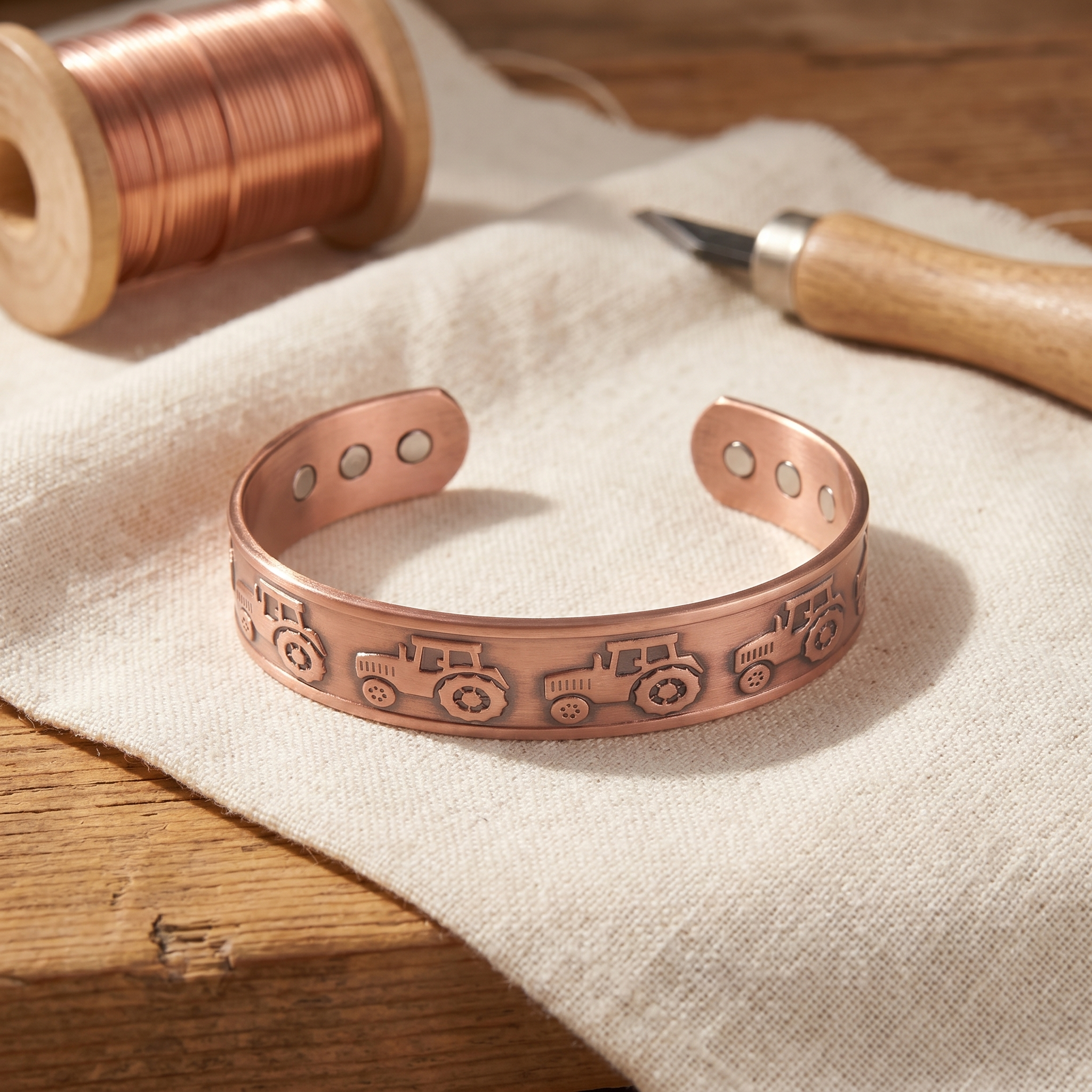 Ember's Brae Copper Bracelet