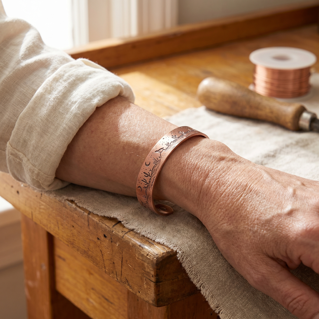 Ember's Cove Copper Bracelet