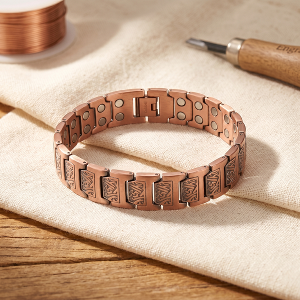 Ember's Glen Men's Copper Bracelet