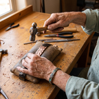 Ember's Ochre Men's  Copper Bracelet