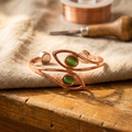 Ember's Opal Copper Bracelet