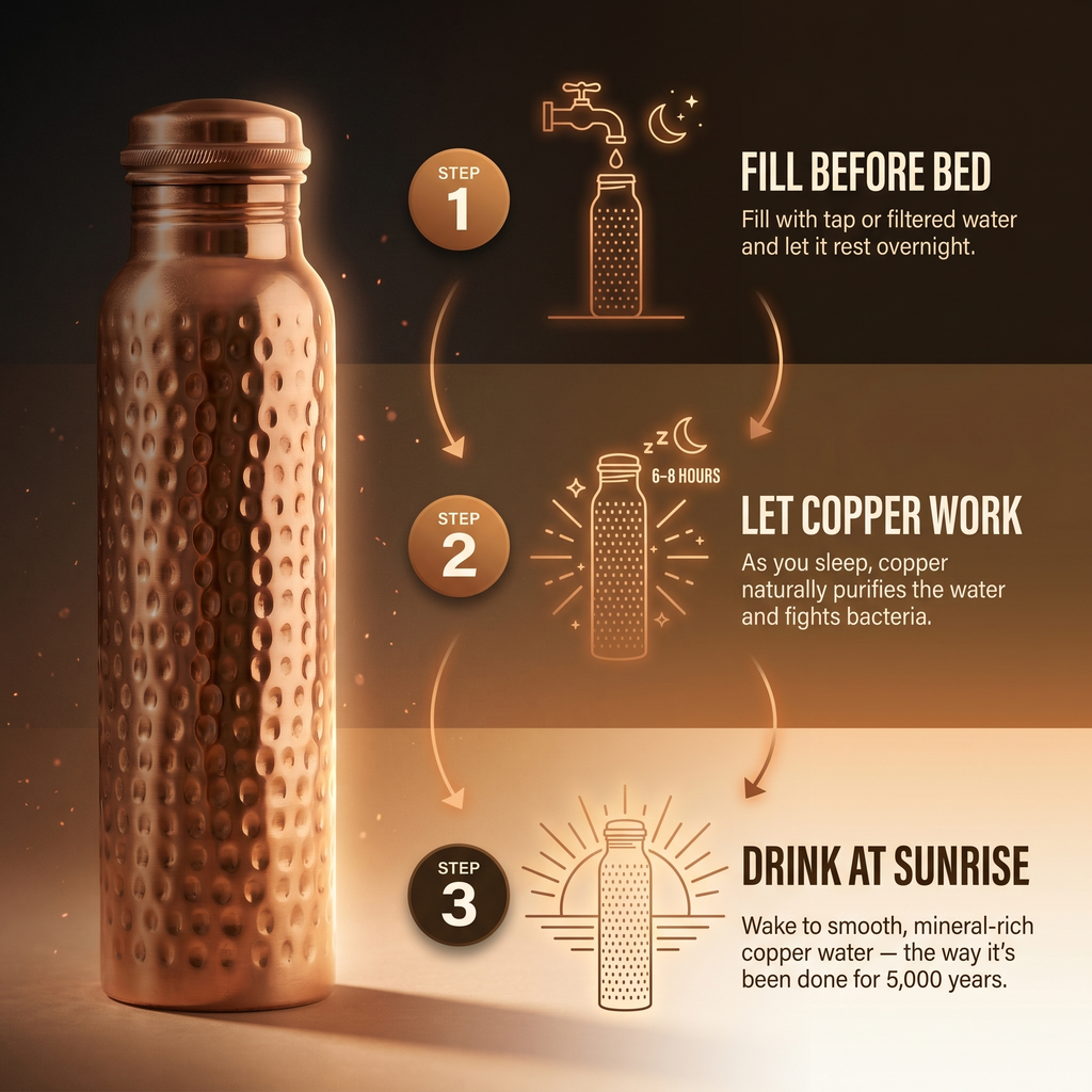 Ember's Pure Copper Water Bottle