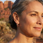 Ember's Wren Copper Hoop Earrings