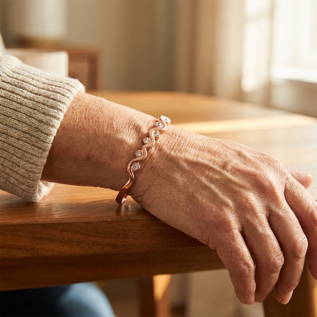 Ember's Lark Copper Bracelet
