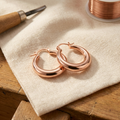 Ember's Marl Copper Earrings