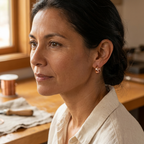 Ember's Linnet Copper Hoop Earrings