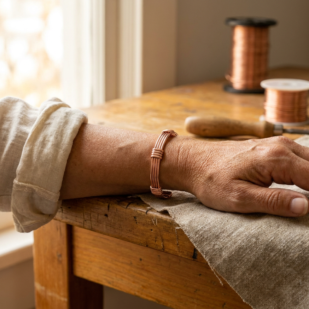 Ember's Sere Copper Bracelet