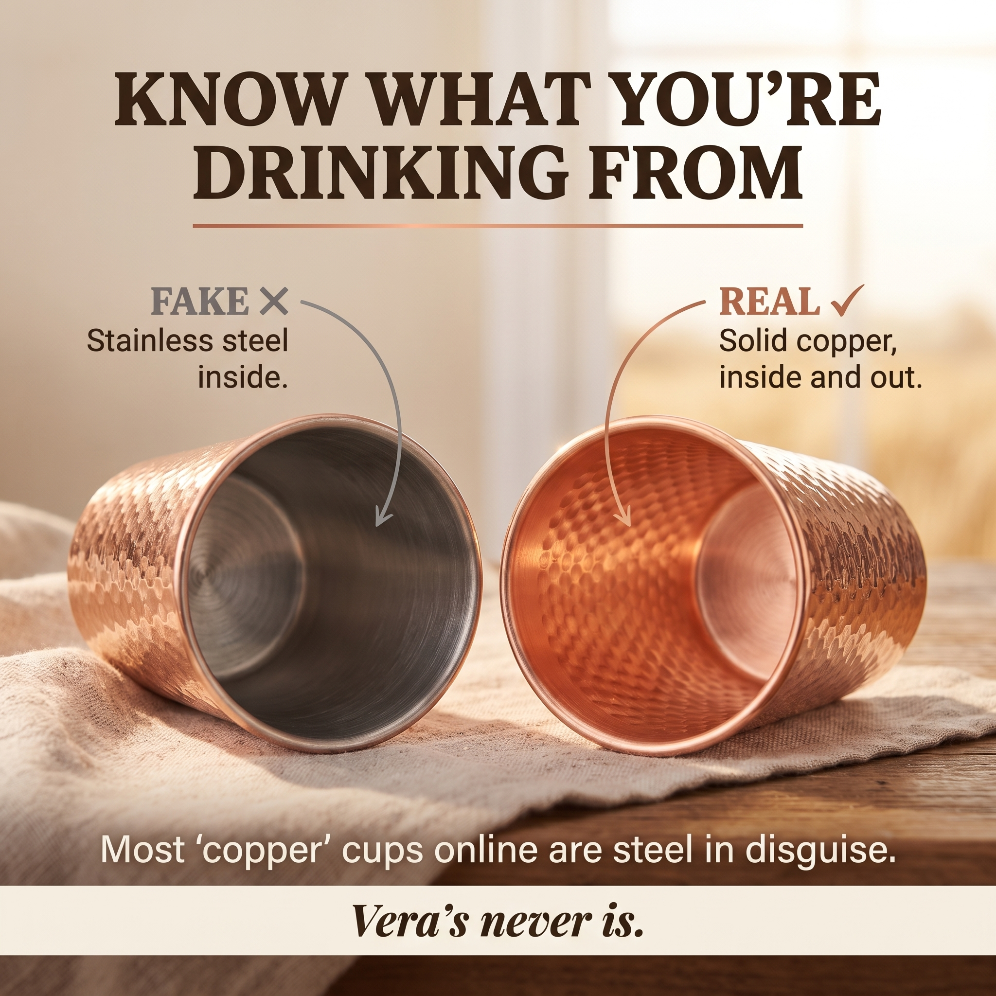Ember's Pure Copper Cup