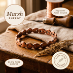 Ember's Marsh Copper Anklet