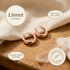 Ember's Linnet Copper Hoop Earrings