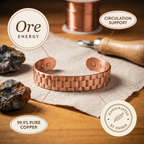 Ember's Ore Men's Copper Bracelet