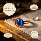 Ember's Sphere Copper Bracelet