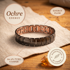 Ember's Ochre Men's  Copper Bracelet