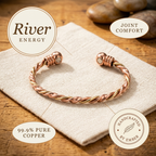 Ember's River Copper Bracelet